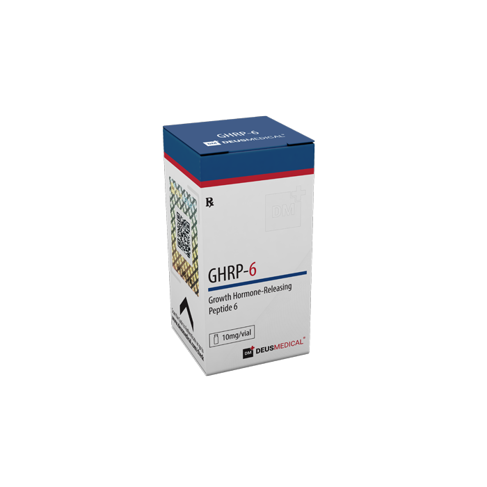 GHRP-6 dos de l'emballage du produit